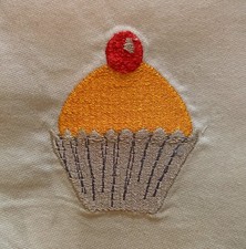 Embroidered cotton fabric for sale  LOUGHBOROUGH