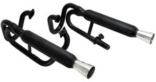 Sistema de exaustão de canhão duplo pintado de preto EMPI compatível com VW Buggy/Baja AC2513373, usado comprar usado  Enviando para Brazil