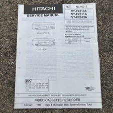 Hitachi vcr service for sale  Elkhorn