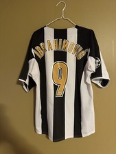 Camiseta Nike Juventus Home Soccer Calcio masculina grande Ibrahimovic 2005/06 UCL , usado comprar usado  Enviando para Brazil