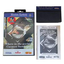 Jogo Sega Master System TecToy Brasil Carmen Sandiego completo, usado comprar usado  Brasil 
