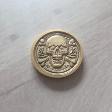 Skull crossbones brass for sale  SHEFFIELD