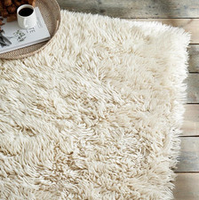 White company flokati for sale  COLCHESTER