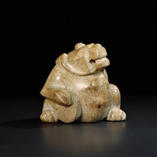 Rzadki chiński niedźwiedź hetiański jadeitowy niedźwiedź dynastia Han 206 p.n.e.-220 n.e. na sprzedaż  Wysyłka do Poland