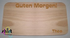 Frühstück name holzbrett gebraucht kaufen  Schauenburg