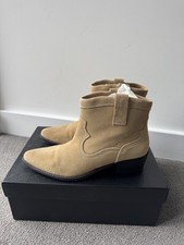 Zara suede cowboy for sale  LONDON