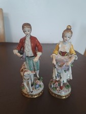 Pair sitzendorf porcelain for sale  HORSHAM