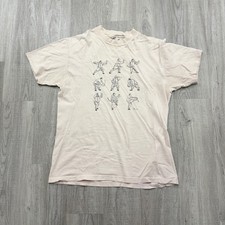 Camisa masculina vintage Shaolin Kung Fu Tai Chi Masters Moves grande anos 80 creme 1982  comprar usado Camisa masculina vintage Shaolin Kung Fu Tai Chi Masters Moves grande anos 80 creme 1982  comprar usado  Enviando para Brazil