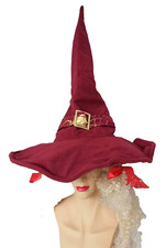 Hexenhut weinrot schnalle gebraucht kaufen Hexenhut weinrot schnalle gebraucht kaufen  Bernburg