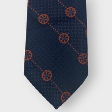 Gravata Masculina Vintage Italiamissimo | Azul Marinho | Feita na Itália | Retrô Anos 70, usado comprar usado  Enviando para Brazil