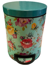 metal trash can small round for sale  Norman