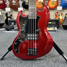Baixo elétrico base Viper série SG fabricado na Coreia vermelho canhoto comprar usado  Enviando para Brazil