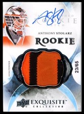 Używany, 2015-16 The Cup Exquisite - ANTHONY STOLARZ - Auto Rookie Patch #61 23/65 RPA na sprzedaż  Wysyłka do Poland