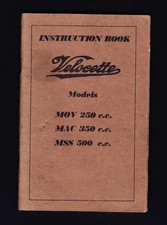Velocette instruction book for sale  CHEADLE