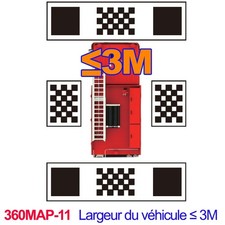 Bus,camion, véhicule tissu de calibrage pour système de caméra panoramique à 360 comprar usado  Enviando para Brazil