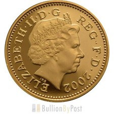 Gold one penny for sale  BIRMINGHAM