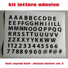 Kit lettere adesive usato  Senago