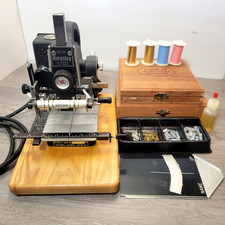 Kingsley M-75 Hot Foil Stamping Machine Tipo Conjuntos, Rolos, Acessórios TESTADO comprar usado  Enviando para Brazil