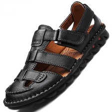 Sandalias de verano para hombre cuero suave genuino zapatillas de playa para caminar  segunda mano  Embacar hacia Mexico