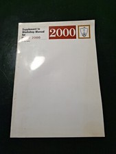 Rover 2000 supplement for sale  STRATFORD-UPON-AVON