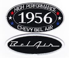 Usado, 1956 CHEVY BEL AIR COSTURA/FERRO EM EMBLEMA EMBLEMA BORDADO HOT ROD MUSCLE CAR comprar usado  Enviando para Brazil