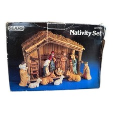 Vintage sears nativity for sale  Bedford