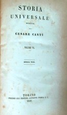 Storia universale. volume usato  Italia