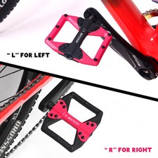 Pedais de bicicleta 9/16" plataforma de mountain bike rolamento selado antiderrapante pedal plano EUA  comprar usado  Enviando para Brazil