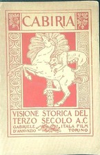 Cabiria annunzio gabriele usato  Italia