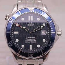 Omega Seamaster Professional Blu Onda 41mm Acciaio Orologio Uomo Automatico W/ comprar usado  Enviando para Brazil