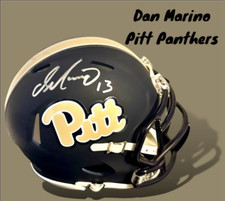 MINICAPACETE PITT PANTHERS AUTOGRAFADO ASSINADO POR DAN MARINO com AP/COA MIAMI DOLPHINS comprar usado  Enviando para Brazil