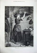 Old antique print for sale  UK