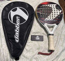 Raquete de padel profissional Dabber carbono excelente estado usado com capa comprar usado  Enviando para Brazil