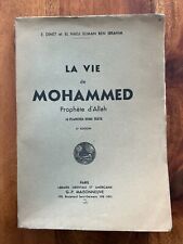 Vie mohammed prophète d'occasion  Metz-