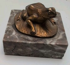 Frosch skulptur einem gebraucht kaufen  Hamburg