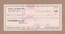 Preacher Roe - Cheque autografado assinado - Brooklyn Dodgers - Jackie Robinson  comprar usado  Enviando para Brazil