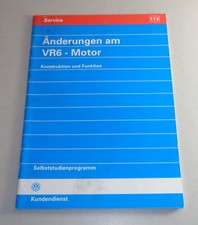 Programa de autoestudo SSP 174 VW Golf III VR 6 modificações de motor versão 11/1995 comprar usado  Enviando para Brazil
