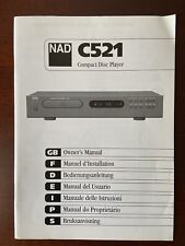 Nad 521 manuale usato  Concesio