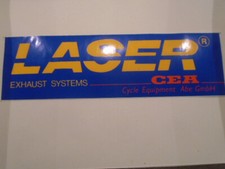 LASER Auspuff EXHAUST Tire Aufkleber Sticker Decal Logo Schriftzug Racing CEA, usado comprar usado  Enviando para Brazil