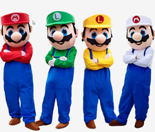 Fantasia de mascote Super Mario cosplay festa fantasia vestido irmãos ternos adulto novo comprar usado  Enviando para Brazil