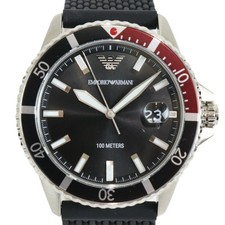 Usado, Relógio masculino Emporio Armani Ar11341 data quartzo Ss borracha vermelho preto embrulho para presente comprar usado  Enviando para Brazil