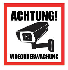 Stk achtung videoüberwachung gebraucht kaufen  Bochum