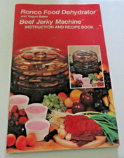 1988 Ronco Food Dehydrator Beef Jerky Machine INSTRUCTION & RECIPE BOOKLET, usado comprar usado  Enviando para Brazil