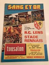 Ancien programme football d'occasion  Bron