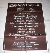 Manifesto concerto carnasciali usato  Settimo Torinese