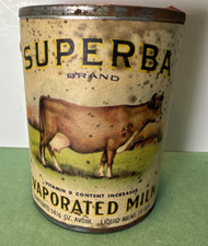 Superba evaporated milk for sale  Holyoke