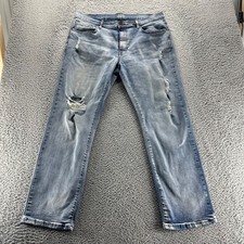 Jeans masculino Lazer 38x32 azul lavagem média algodão elástico ajuste reto desgastado, usado comprar usado Jeans masculino Lazer 38x32 azul lavagem média algodão elástico ajuste reto desgastado, usado comprar usado  Enviando para Brazil