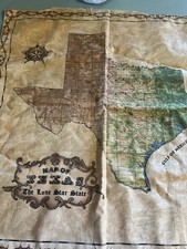 Fronha colcha colorida de algodão painel de tecido mapa do estado do Texas comprar usado  Enviando para Brazil