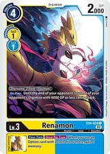 EX4-024 C Renamon Digimon 0 Digimon, usado comprar usado  Enviando para Brazil
