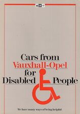 Vauxhall opel disabled for sale  UK